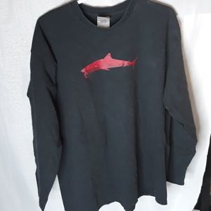 Vintage Nike basketball blood red long sleeve